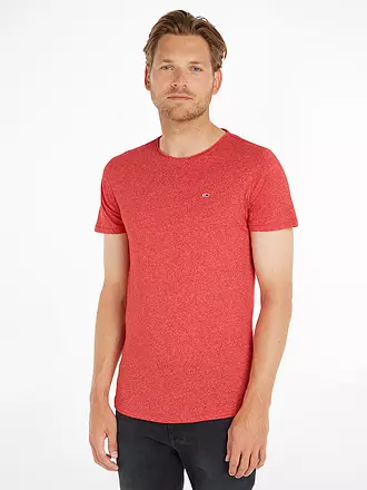 TOMMY JEANS | T-Shirt Coupe Slim JASPER | rot